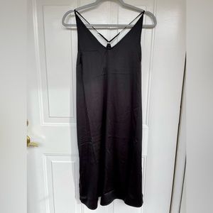 Black Stars Above Silk Nightgown